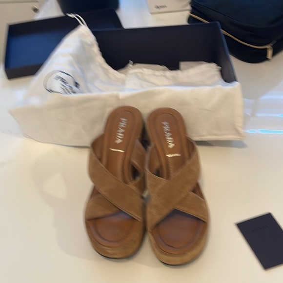 Prada Studded Accents Sandals size 8, IT 38 - Picture 6 of 6